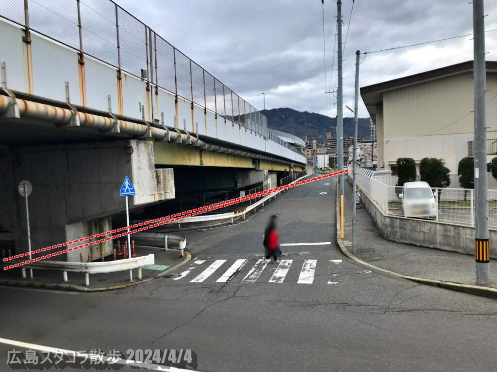 海田町つくも町　消えた用水路