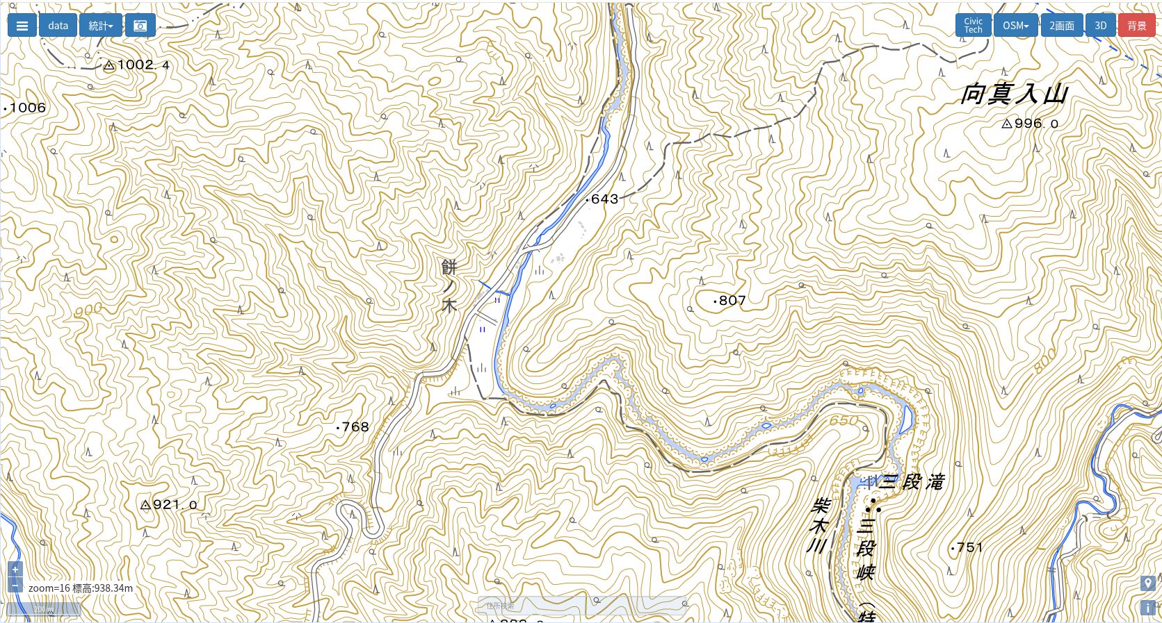 餅木　地図